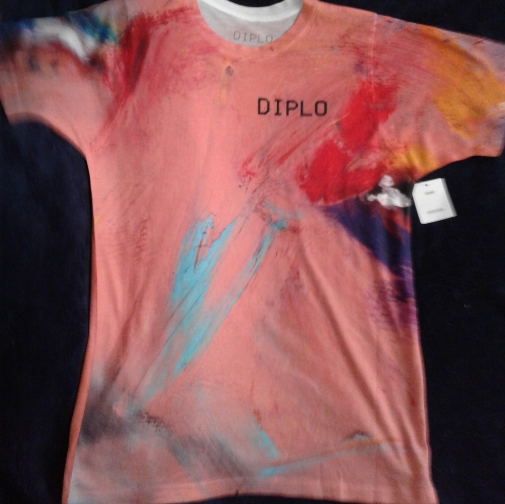 Men's Diplo Splattered Paint T-Shirt